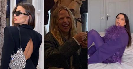 Polska reprezentacja na paryskim Fashion Weeku: Jessica Mercedes OTWIERA CZAKRY z Kate Moss, Julia Wieniawa odsłania plecy... (ZDJĘCIA)
