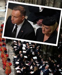 Pogrzeb Elżbiety II. Prezydent Andrzej Duda w Opactwie Westminsterskim