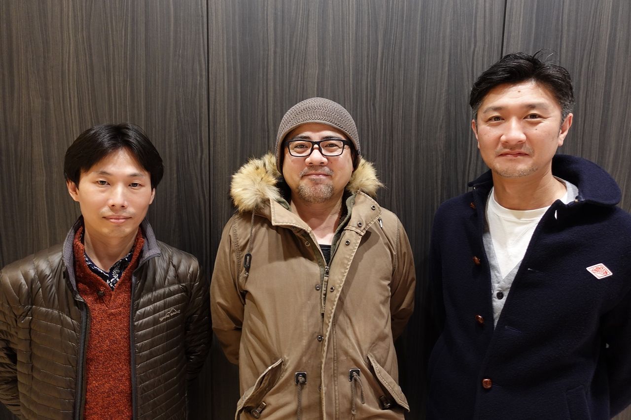 Junya Okura, Keiichiro Toyama i Kazunobu Sato - założyciele Bokeh Game Studio