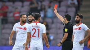 MŚ 2018. Skandal na meczu Tunezja - Turcja. Piłkarz wyrzucony za gest podrzynania gardła