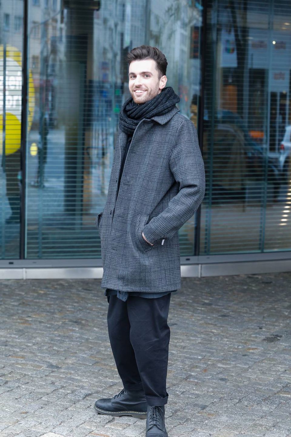 Duncan Laurence przed studiem Dzień Dobry TVN