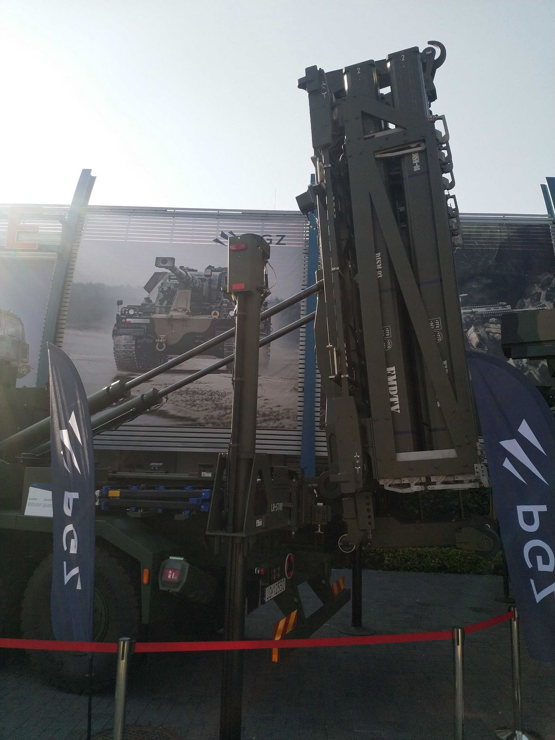 Operacyjna wyrzutnia systemu Mała Narew na MSPO 2023.