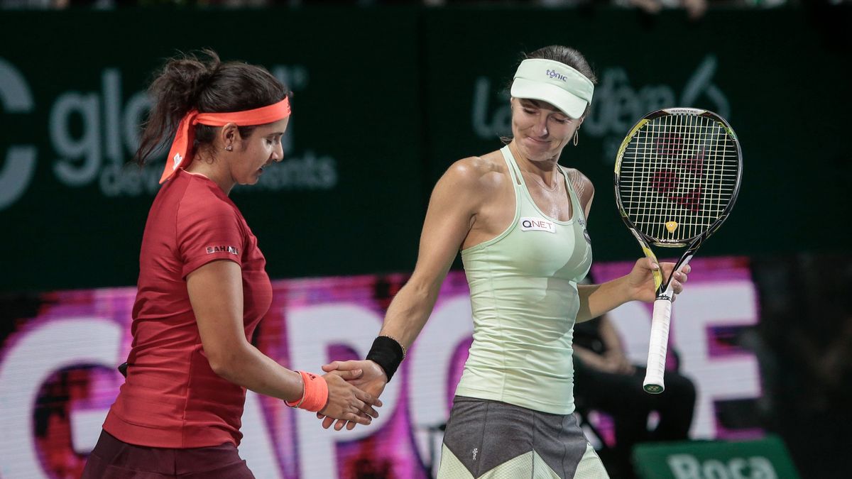 Zdjęcie okładkowe artykułu: PAP/EPA / WALLACE WOON   / Martina Hingis i Sania Mirza