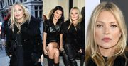 Odmłodzona Kate Moss brata się z Kendall Jenner na pokazie Longchamp