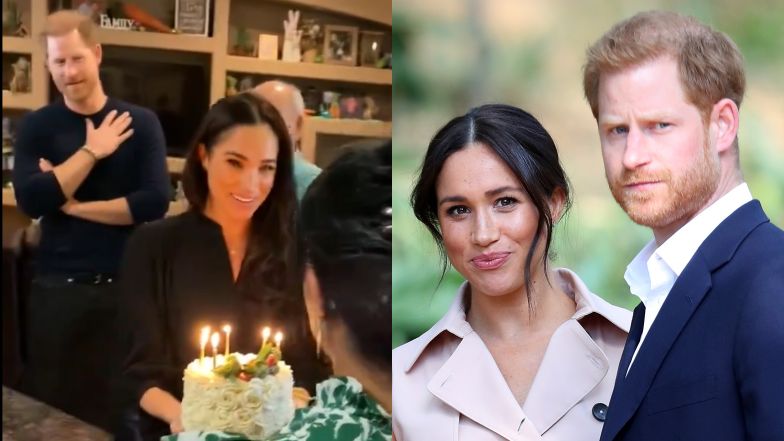 Książę Harry i Meghan Markle na przyjęciu urodzinowym