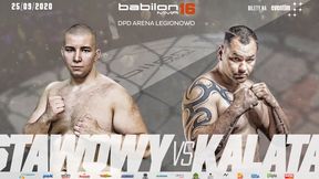 Babilon MMA 16. Filip Stawowy wyszedł z opresji. "Czołg" pokonał Marcina Kalatę