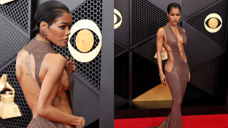 Grammy 2026. Teyana Taylor w mocno wyciętej kreacji