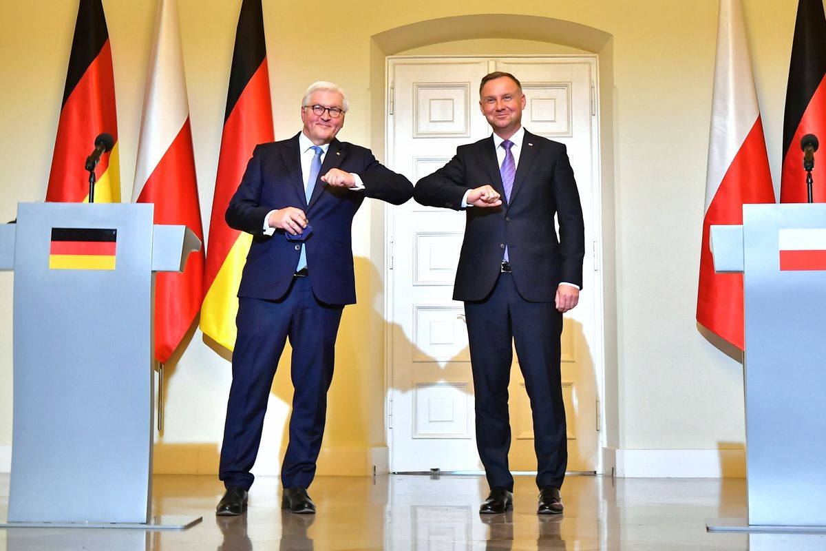 Andrzej Duda rozmawiał z prezydentem Niemiec o kryzysie na granicy 