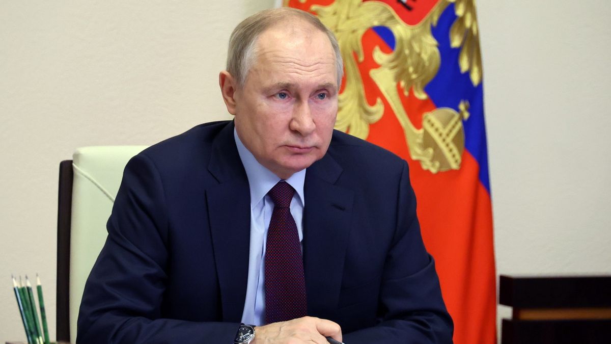 Rosyjski dyktator Władimir Putin