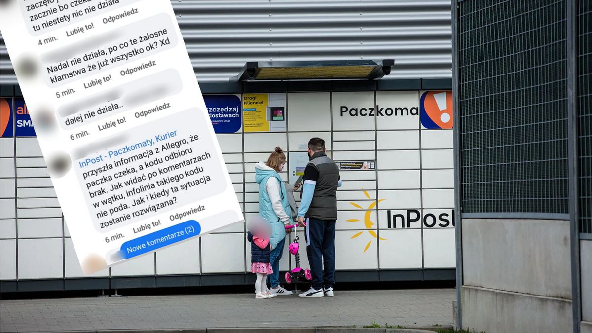 Awaria w InPost. Klienci nie mogą odebrać paczek, choć firma ogłosiła rozwiązanie problemu