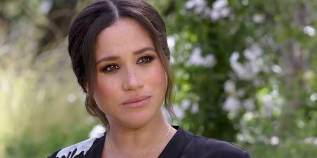 Meghan Markle podczas wywiadu dla stacji CBS. 