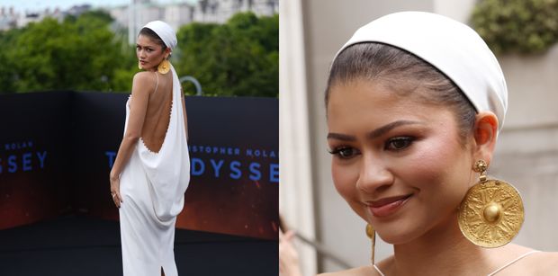 Zendaya niczym grecka bogini zachwyca na premierze filmu "Odyseja" (ZDJĘCIA)