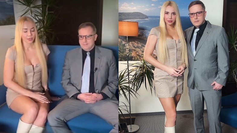 Błąd na pasku podczas wywiadu ze Schreiber i Czarneckim