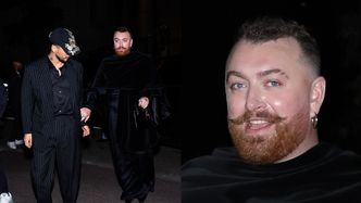 Sam Smith w szykownej kreacji zmierza z partnerem na event w Nowym Jorku. Klasa?