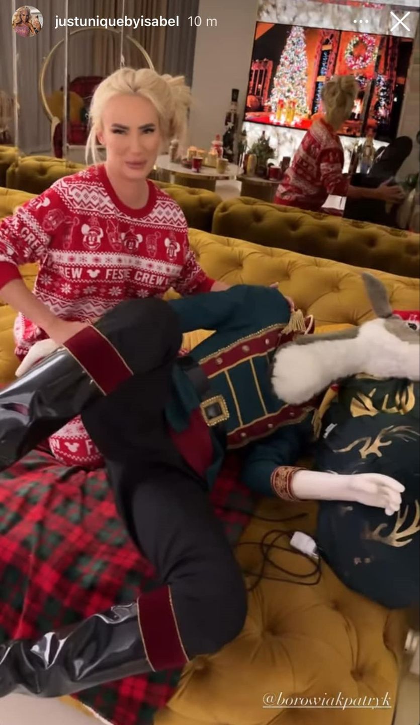 Izabela Macudzińska przystroiła dom na święta