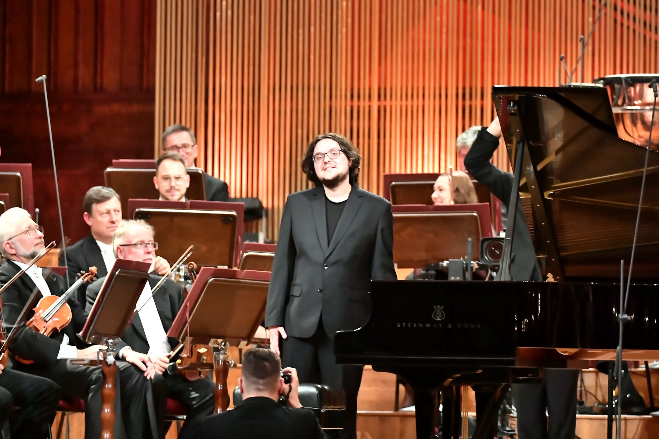 Polski pianista Jakub Kuszlik podczas Konkursu Chopinowskiego