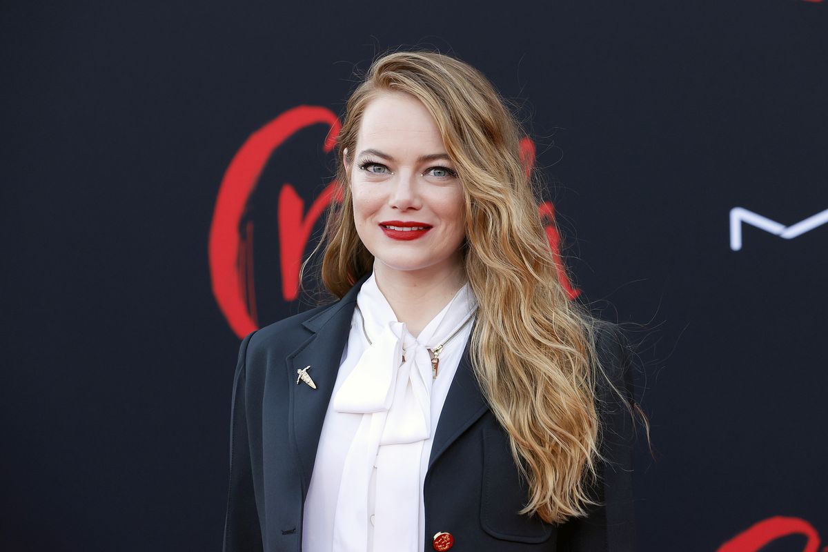 Emma Stone na premierze "Cruelli"