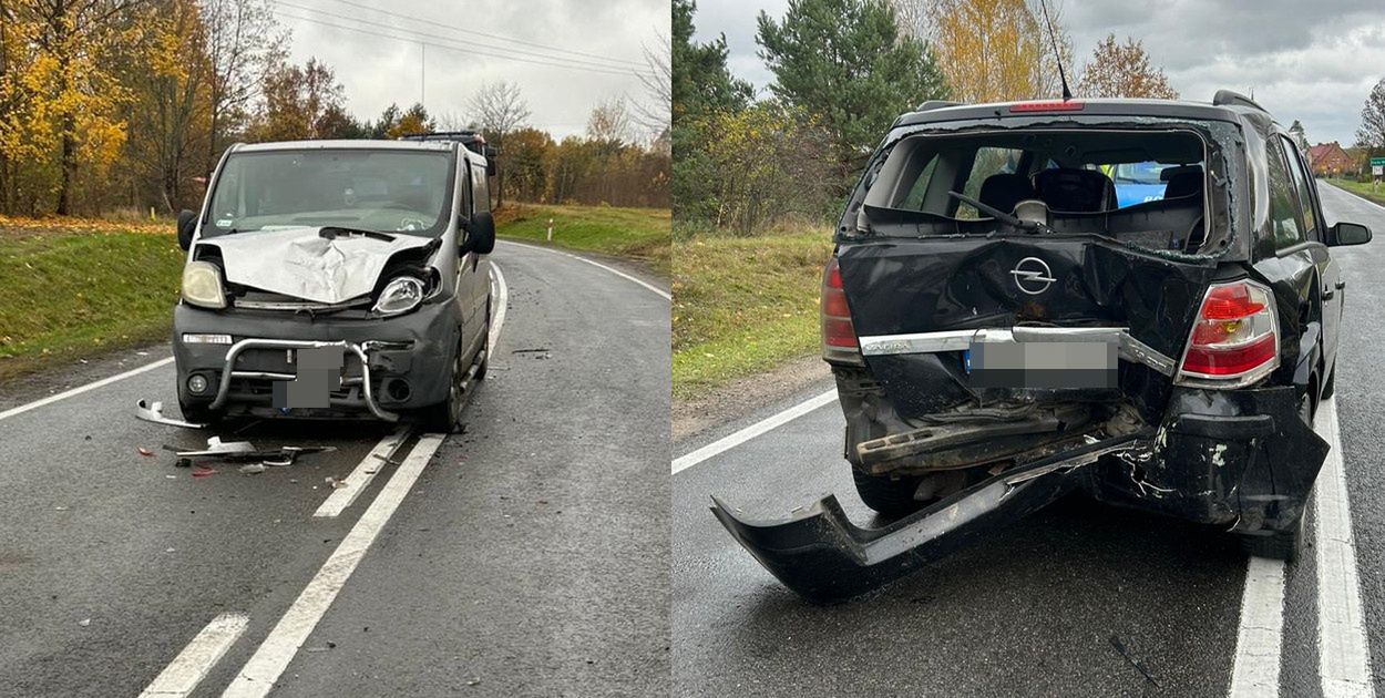 DK20: Zderzenie dwóch pojazdów. Jedna osoba trafiła do szpitala