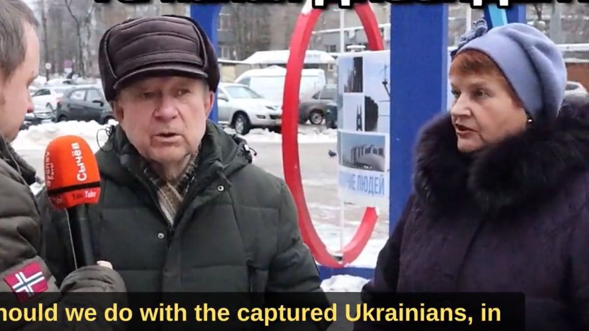 Rosjanin o tym, co trzeba robić z Ukraińcami 