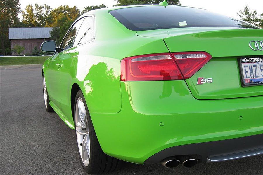 Audi S5  "Porsche Lime Green"