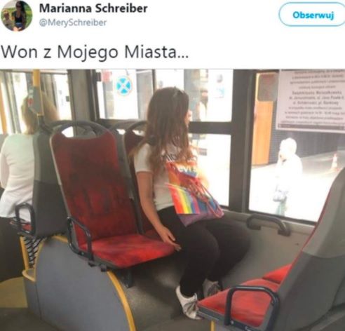 Wpis udostępniony przez Mariannę Schreiber na Twitterze