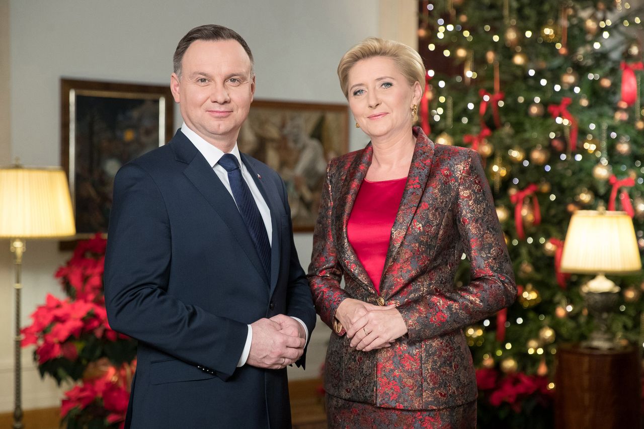 Andrzej Duda i Agata złożyli świąteczne życzenia