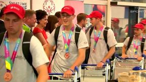 Gorące powitanie polskich medalistów z LA