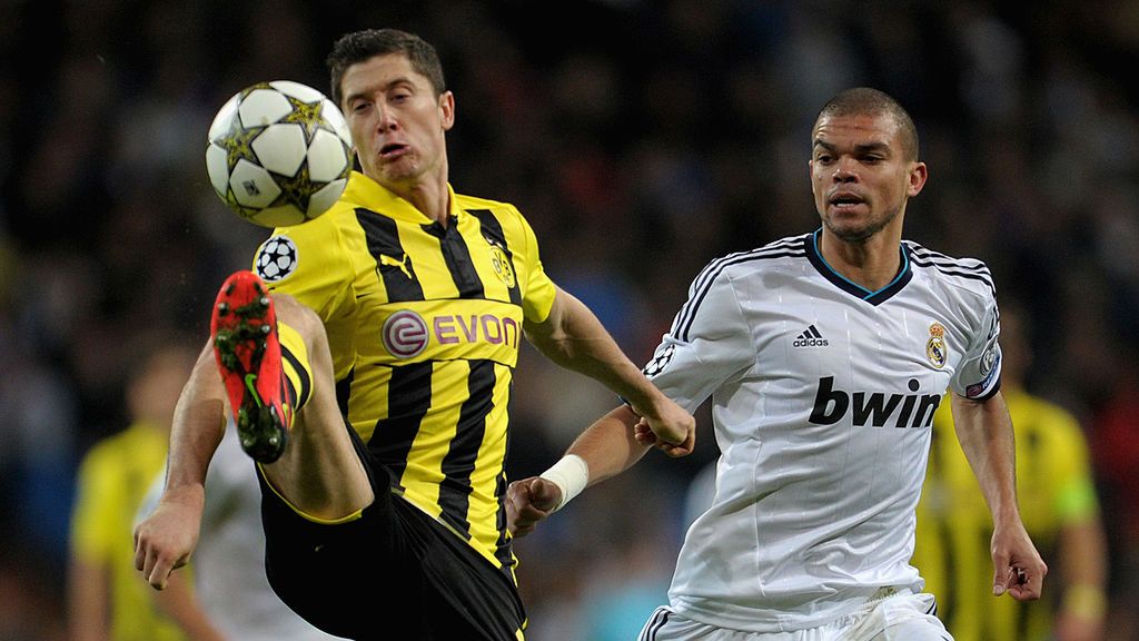 Getty Images / Dennis Grombkowski / Na zdjęciu: Robert Lewandowski i Pepe