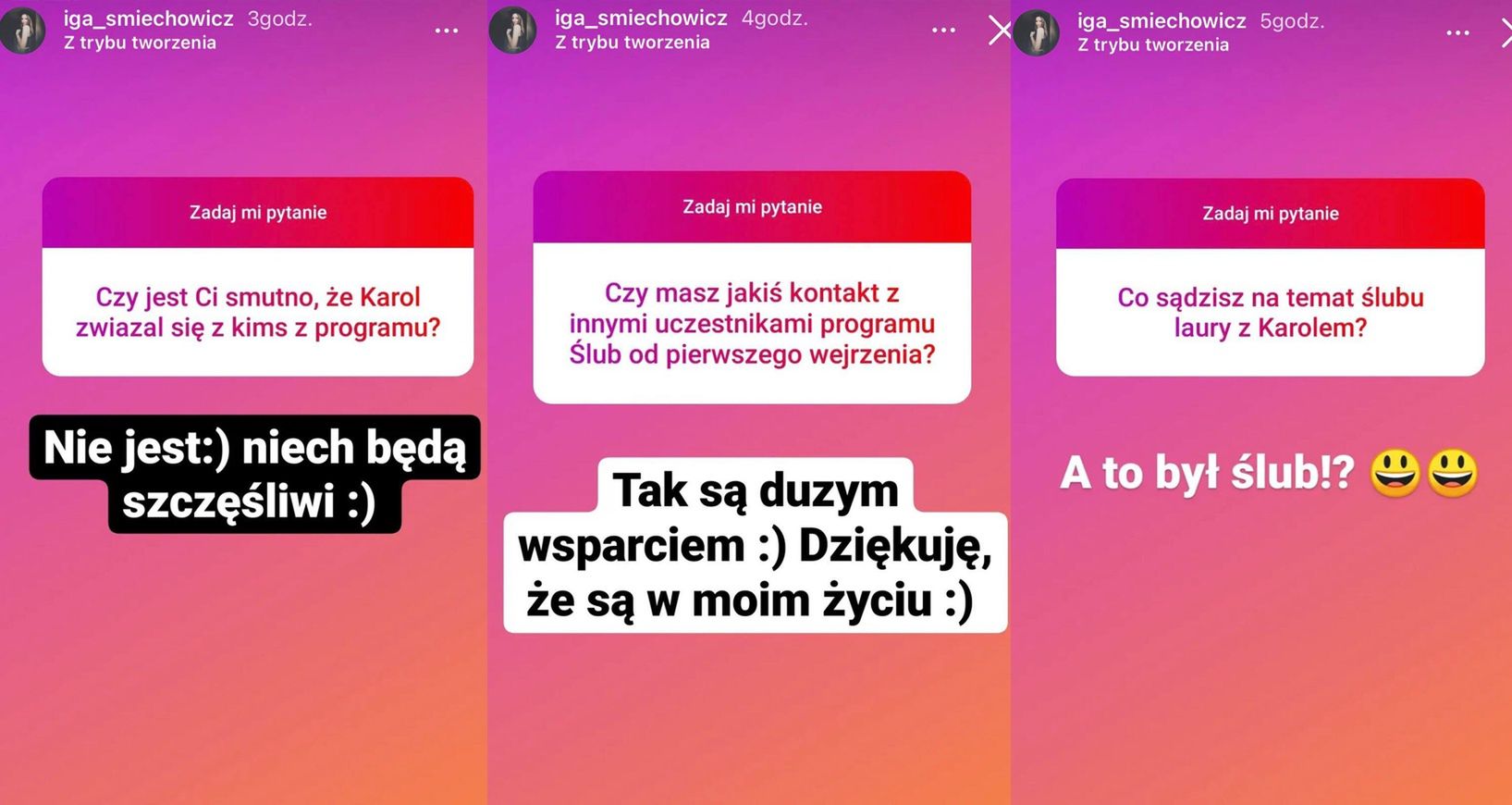 Iga ze "Ślubu od pierwszego wejrzenia" 