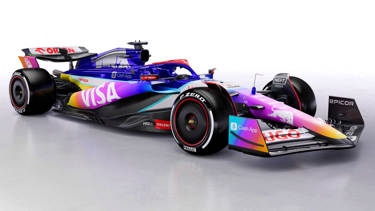 Materiały prasowe / Visa Cash App RB / Na zdjęciu: Zmienione malowanie Visa Cash App RB