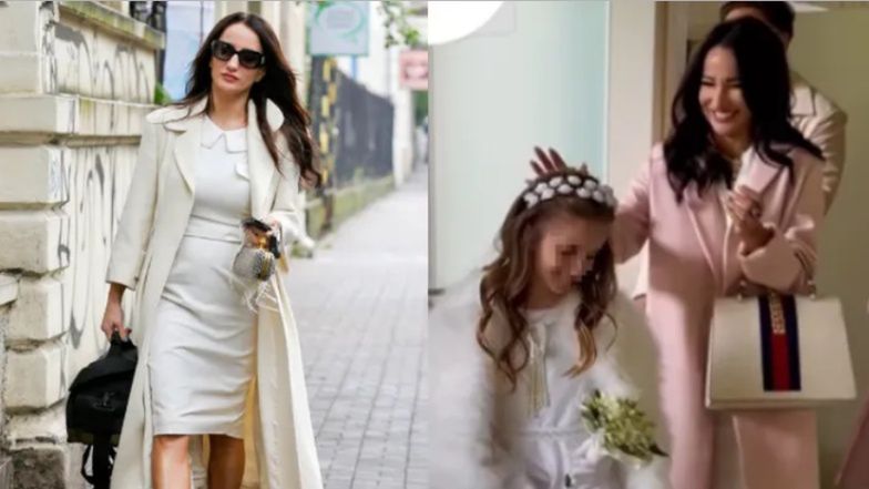 Za duże dekolty, za krótkie spódniczki-to tylko niektóre GRZESZKI, jakie popełniają celebryci z okazji PIERWSZEJ KOMUNII. (ZDJĘCIA)