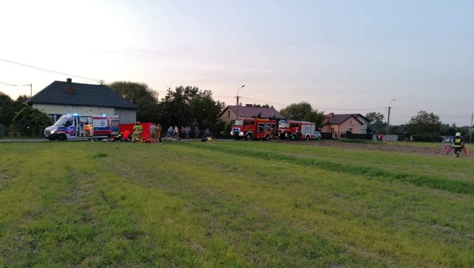 Wypadek na Mazowszu. Motocyklista zderzył się z koniem