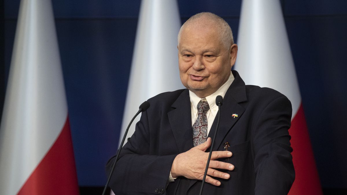 06.05.2022. Warszawa. Konferencja prasowa prezesa Narodowego Banku Polskiego po posiedzeniu Rady Polityki Pienieznej.  n/z Adam Glapinski