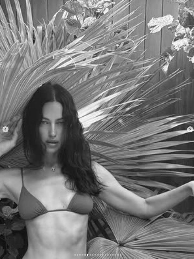 Irina Shayk chwali się sylwetką