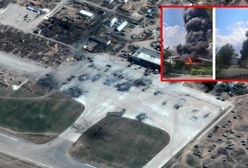 Wybuch w pobliżu dworca w Chersoniu. Rosyjskie magazyny stanęły w ogniu