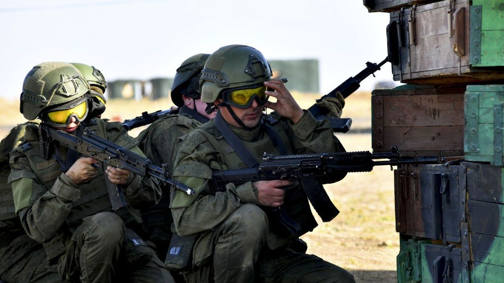 Military training for contract servicemen continues in Russia
ROSTOV-ON-DON, RUSSIA - OCTOBER 04: Contract servicemen are seen in the troops of the Russia's Southern Military district as their military training continues after signing a new contract with the Ministry of Defence of the Russia in Rostov-on-Don, Rostov Oblast, Russia on October 04, 2024. During the trainings, contracted servicemen are taught operational skills, the use of grenades, drone training and hot confrontation skills. (Photo by Arkady Budnitsky/Anadolu via Getty Images)
Anadolu
take aim, use of grenades, military helmet, operational training, ministry of defence of the russia, soldier, russia ministry of defence, servicemen, contract servicemen, operational skills