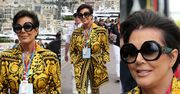 Barokowa Kris Jenner w zestawie Versace za 16 tysięcy złotych