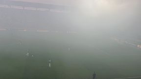 Ale dymy. Mecz Ekstraklasy opóźniony