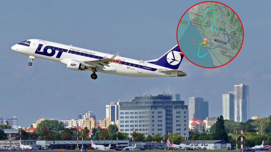 Samolot niedługo po starcie zawrócił 