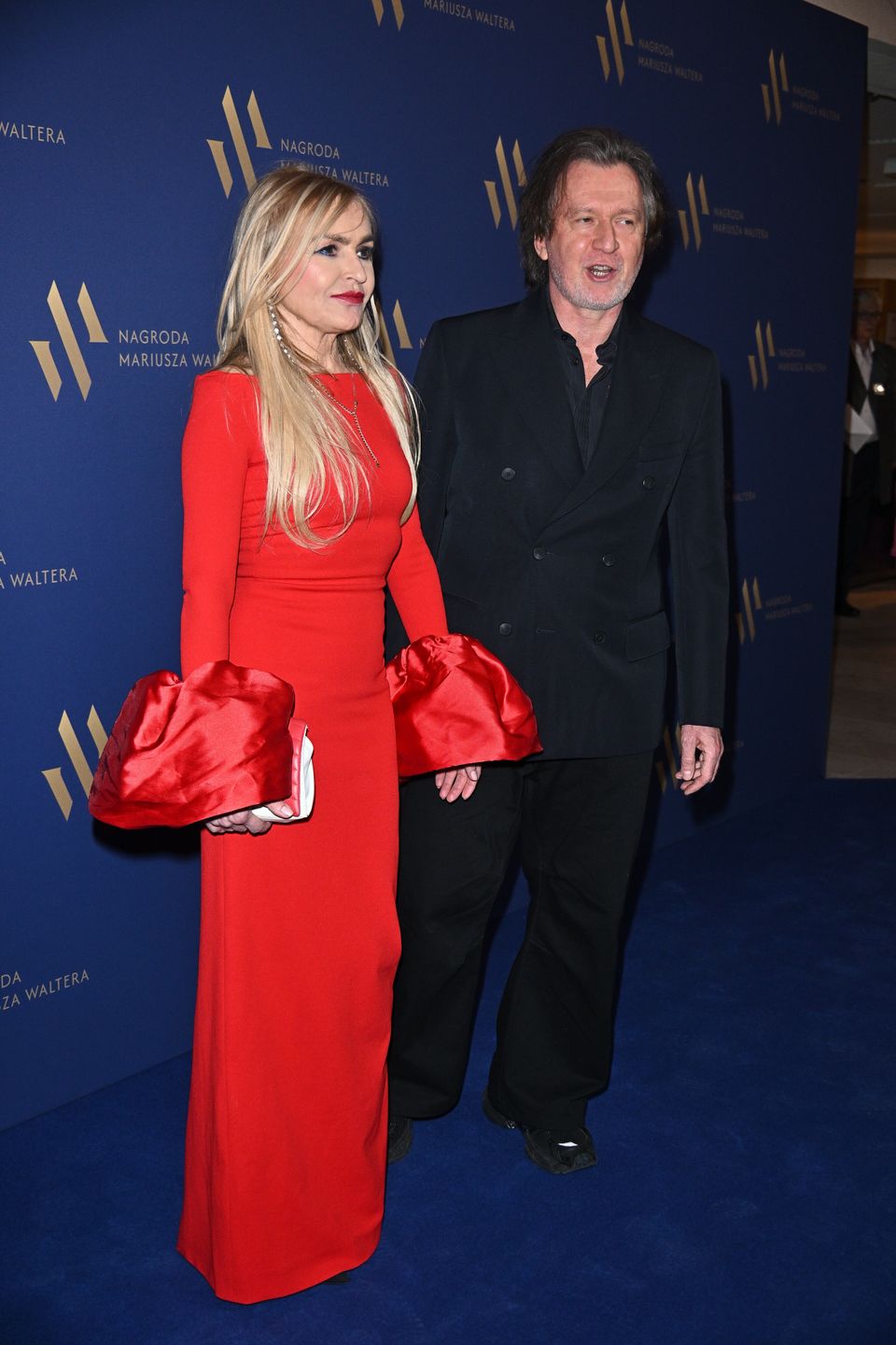 Monika Olejnik w czerwieni na gali Nagród Mariusza Waltera
