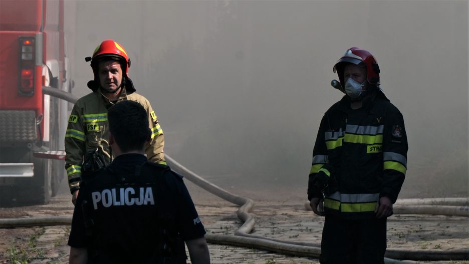 Pożar w Chorzowie