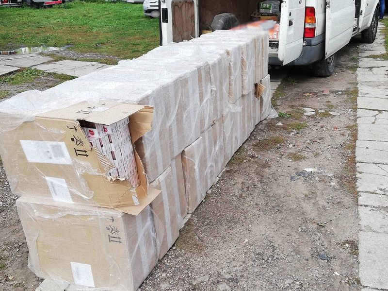 Straż graniczna przechwyciła ponad milion nielegalnych papierosów 