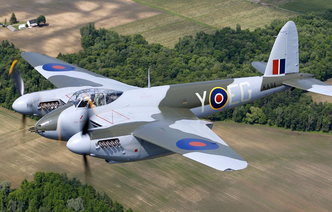 Mosquito był jednym z najbardziej wszechstronnych samolotów drugiej wojny światowej