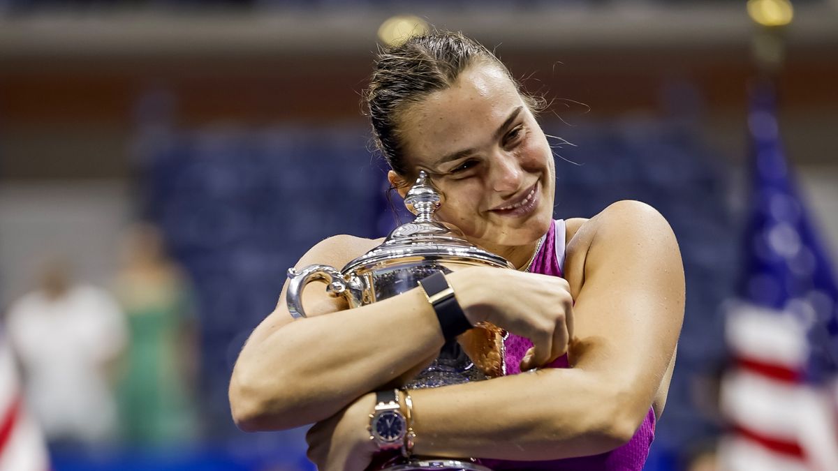 PAP/EPA / CJ Gunther / Na zdjęciu: Aryna Sabalenka, mistrzyni US Open 2024