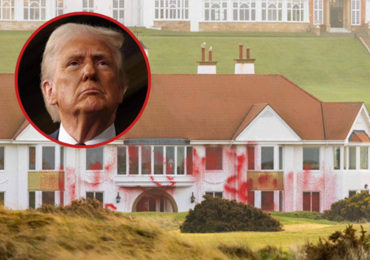 Zniszczyli pole golfowe Donalda Trumpa. Wulgarne napisy na murach