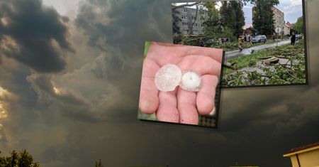 Potężny grad i zerwane dachy. Front uderzył w Polskę