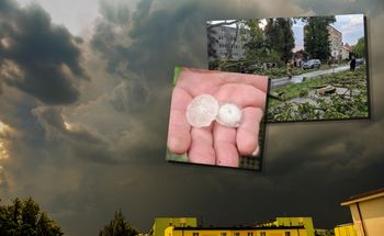 Potężny grad i zerwane dachy. Front uderzył w Polskę