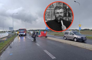 Wypadek na drodze wojewódzkiej nr 426. Zginął ksiądz Wojciech Drab