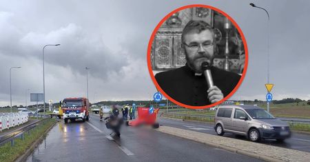 Wypadek na drodze wojewódzkiej nr 426. Zginął ksiądz Wojciech Drab