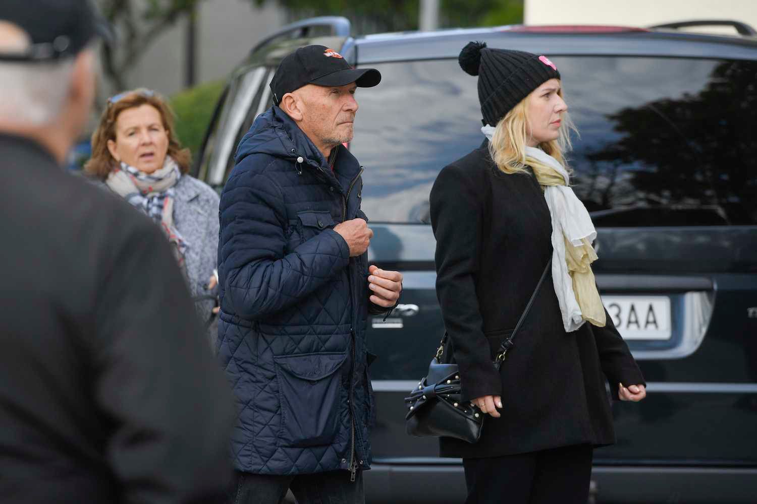 Marek Siudym na pogrzebie Jana Kobuszewskiego